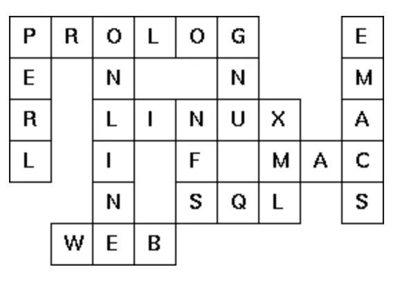 Crossword puzzle